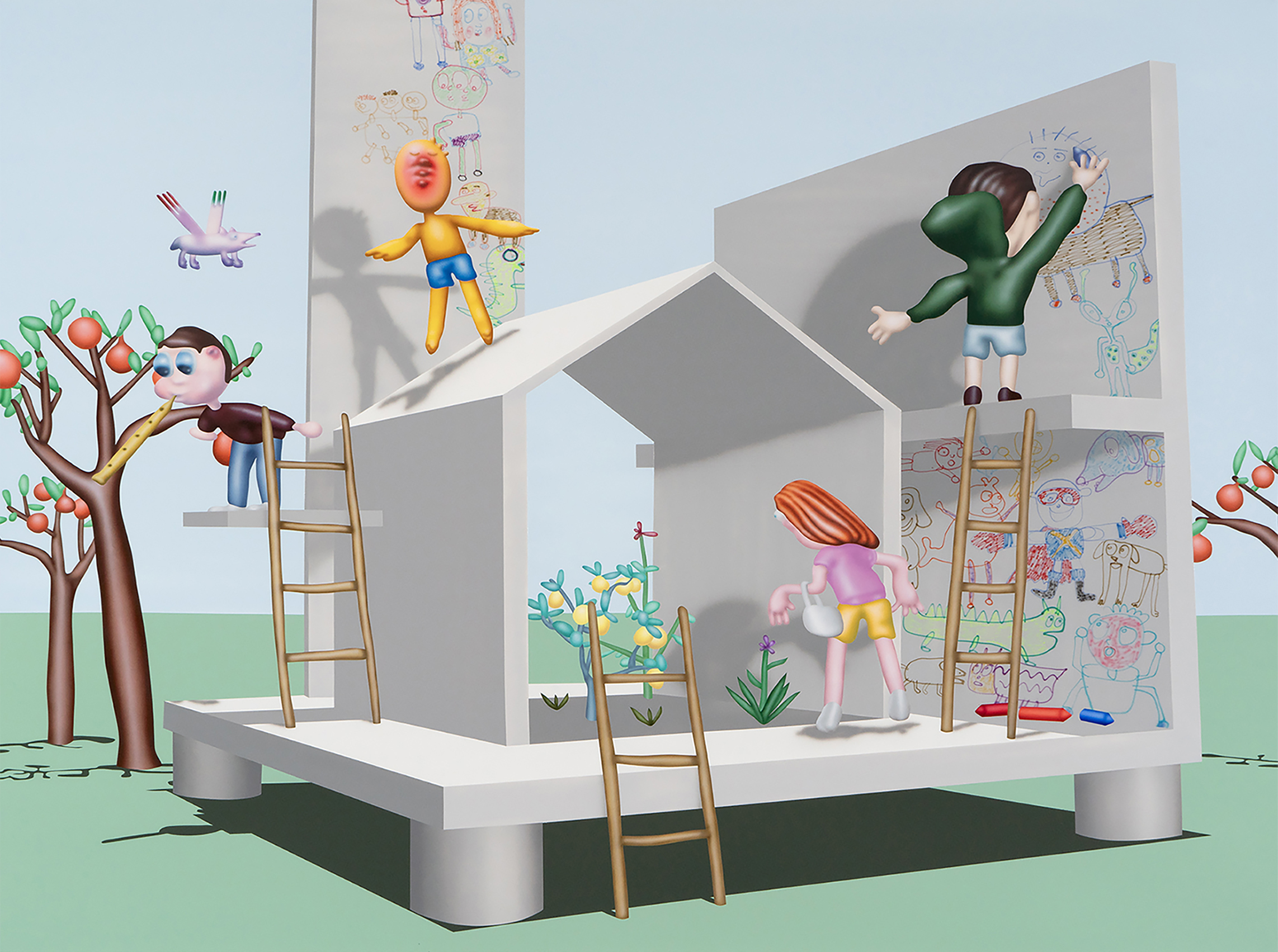 Piri the Dreamer and Flying Coyote in Good Company #44