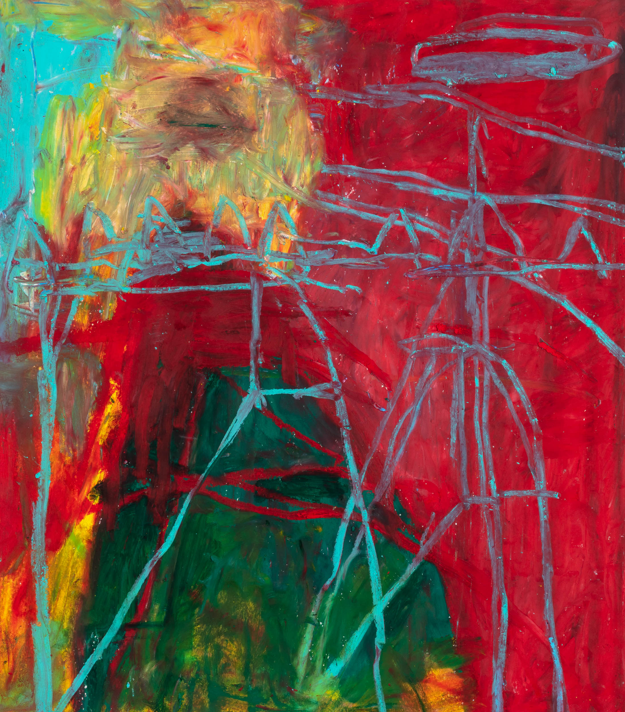 'And then the background changes