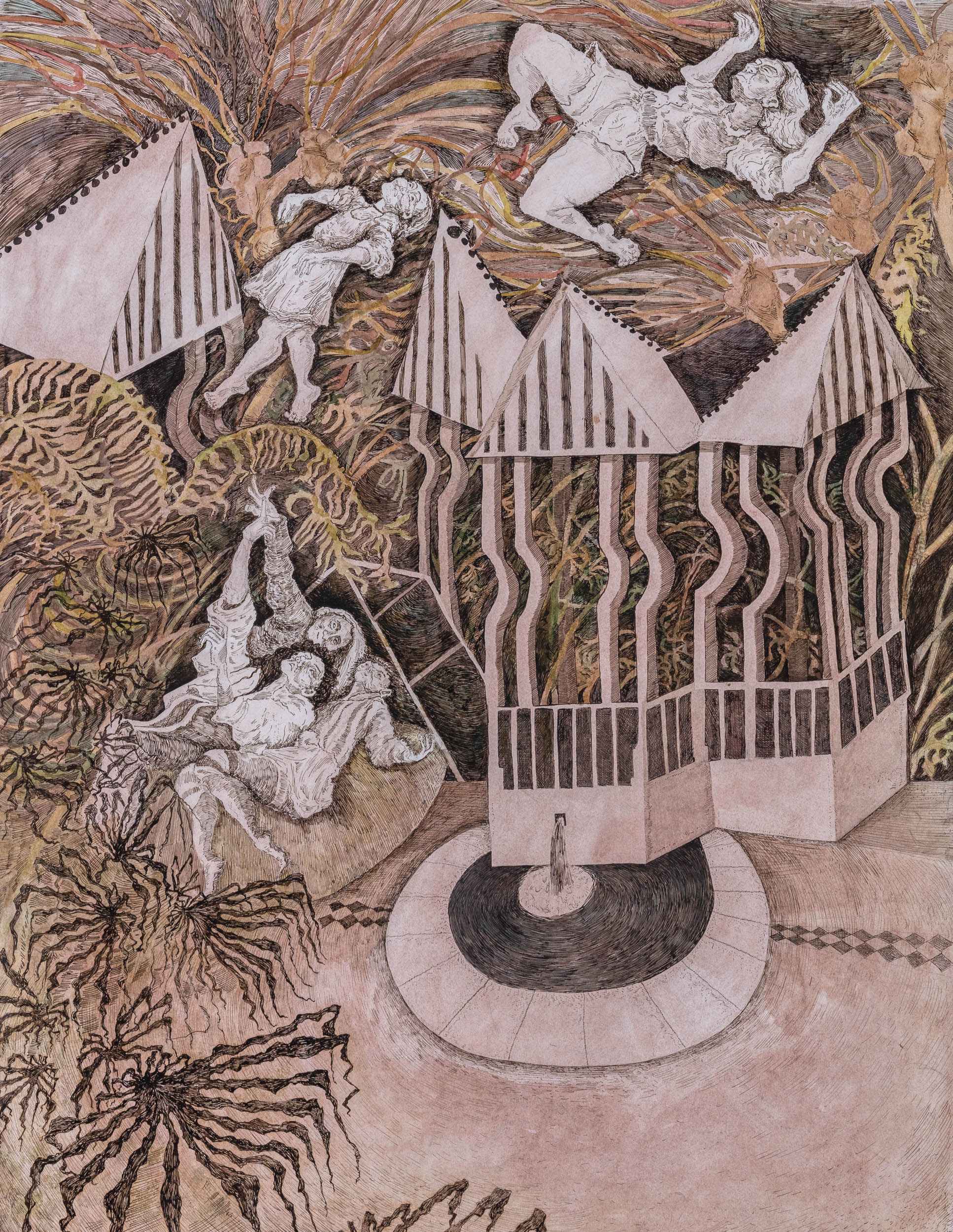 Branches run between us