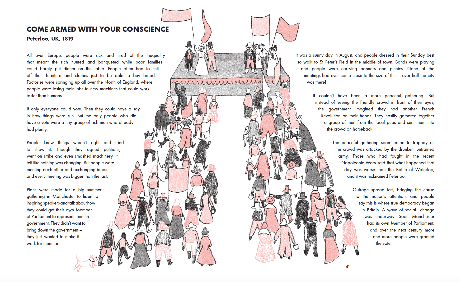 Page from Protest! How People Have Come Together To Change The World