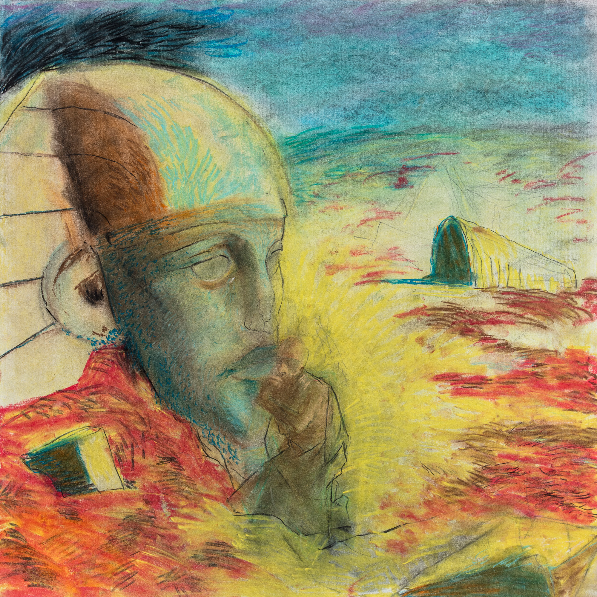 Questioner of the Sphinx, after Elihu Vedder