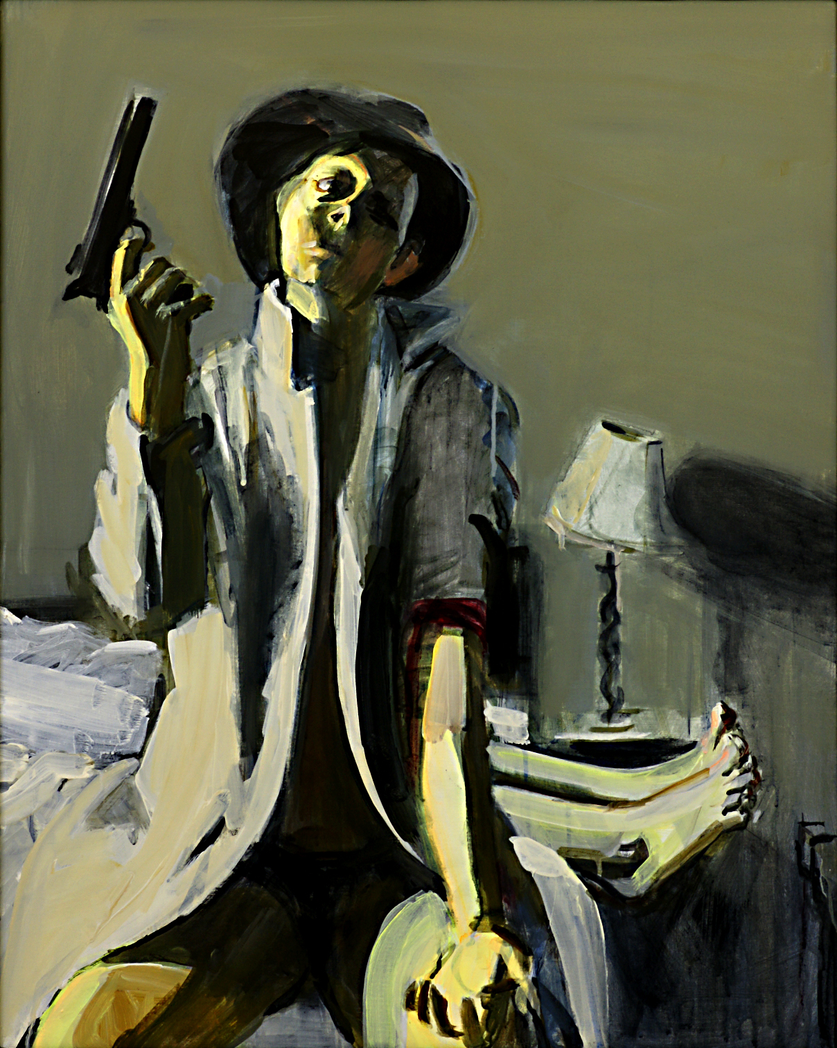 Shooting Up Self-Portrait as William S Burroughs (Centenary)