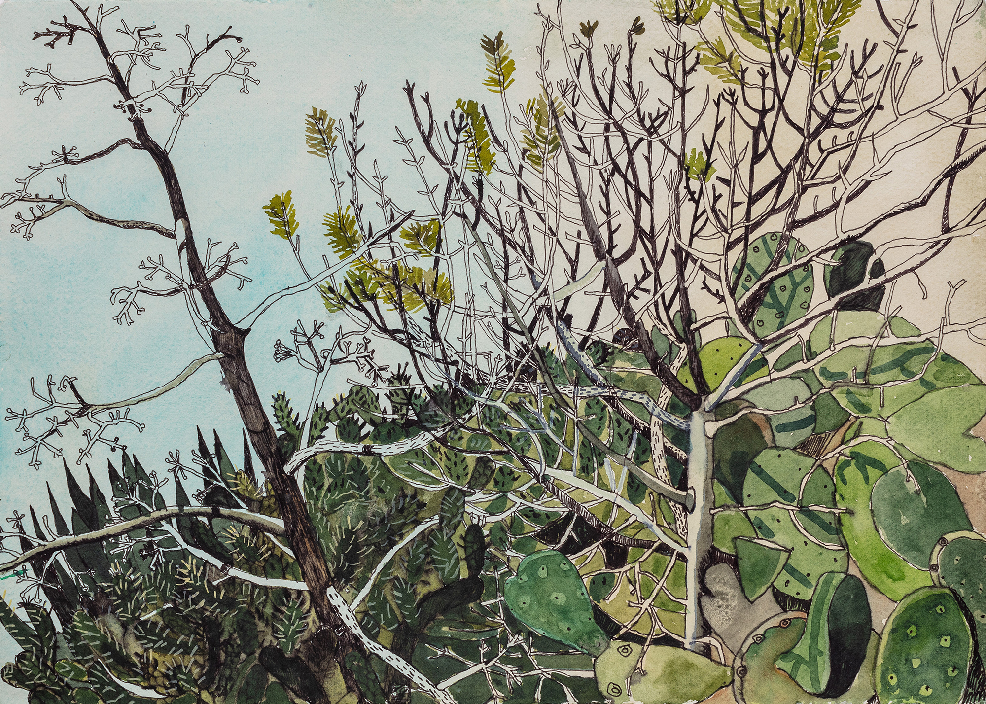 So Entwined (sketchbook drawing)