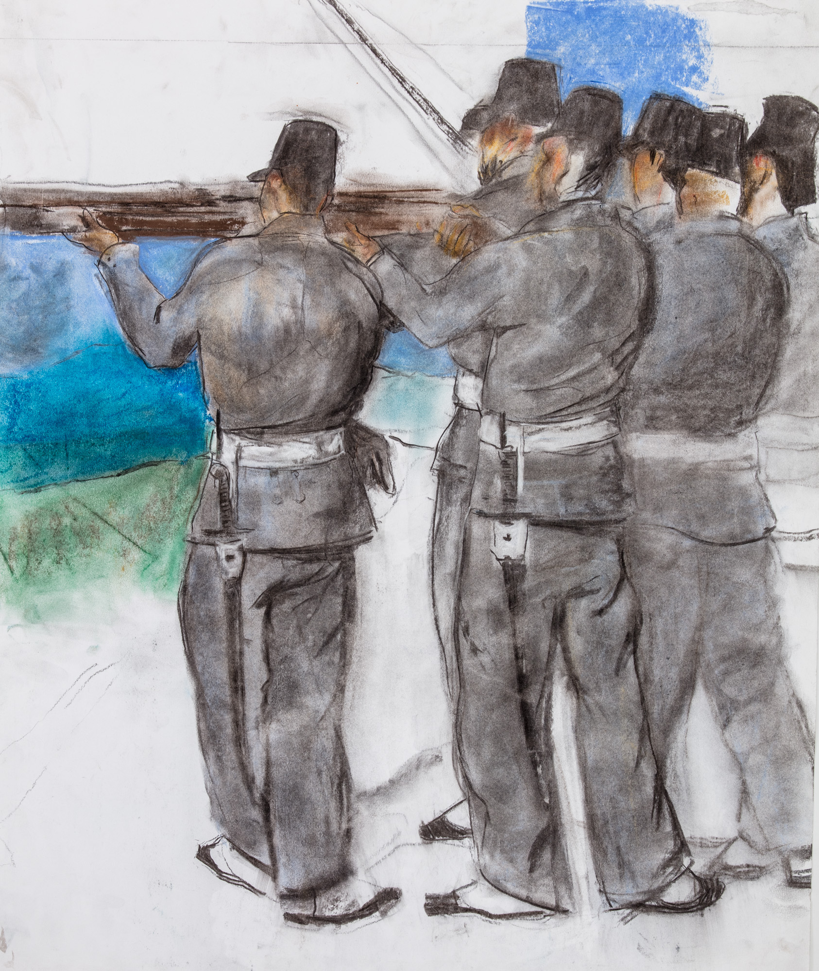 The Execution of Emperor Maximilian after Manet