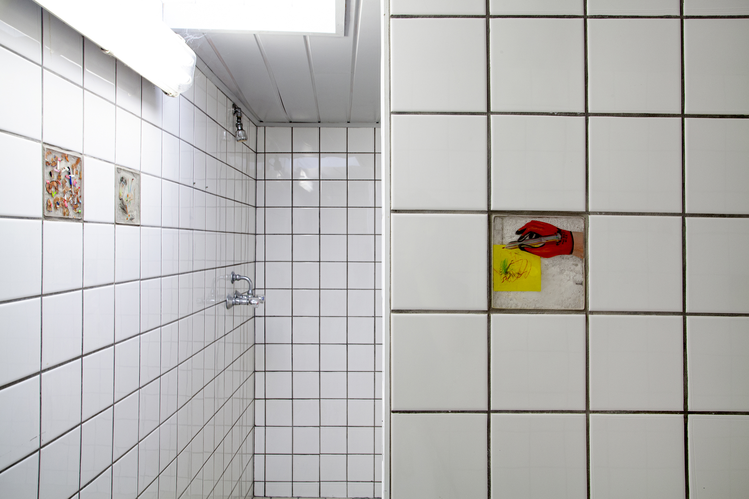 Exhibition view of "The Wall"