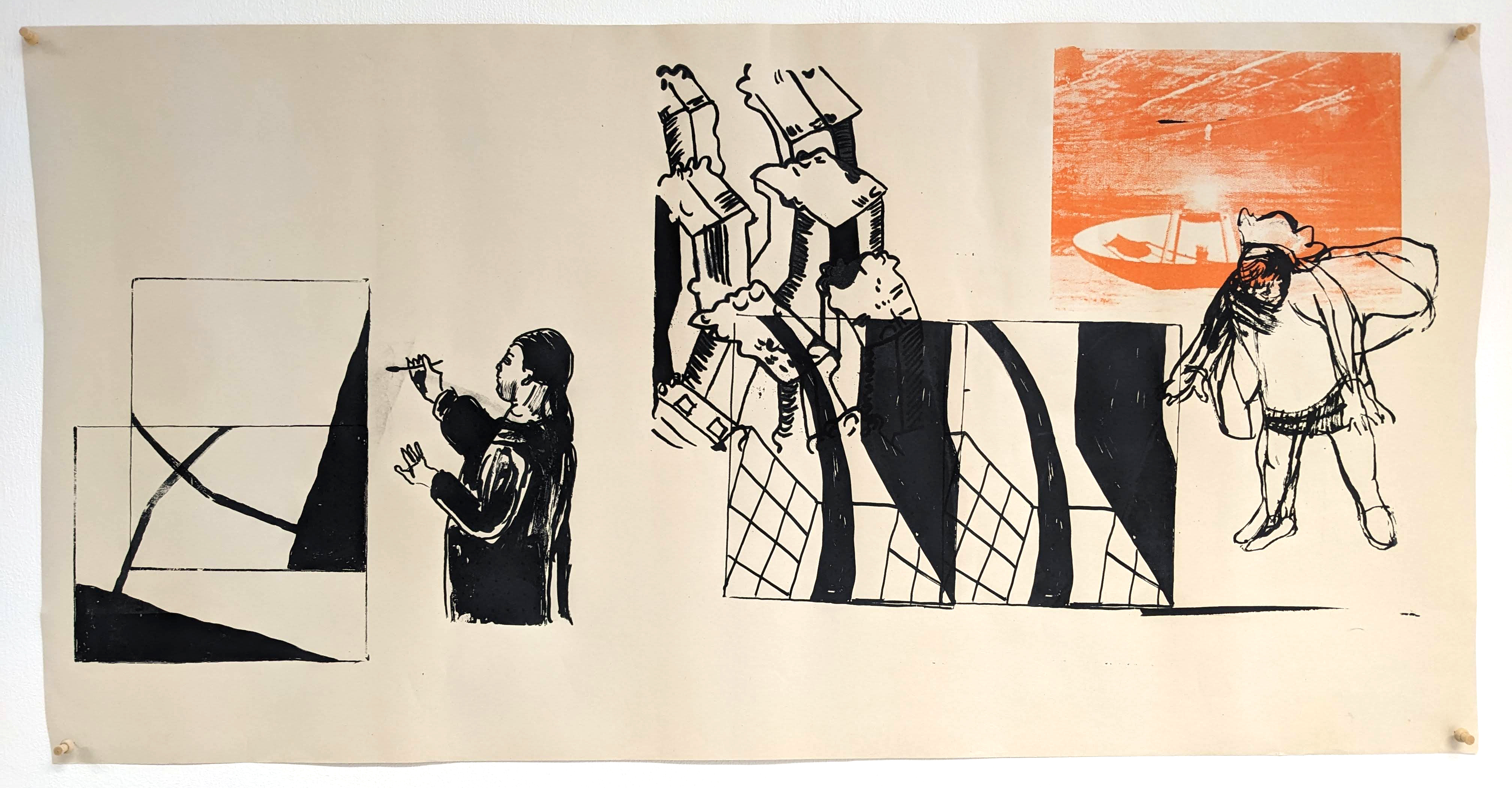 The Geometries, drawing and stumbling