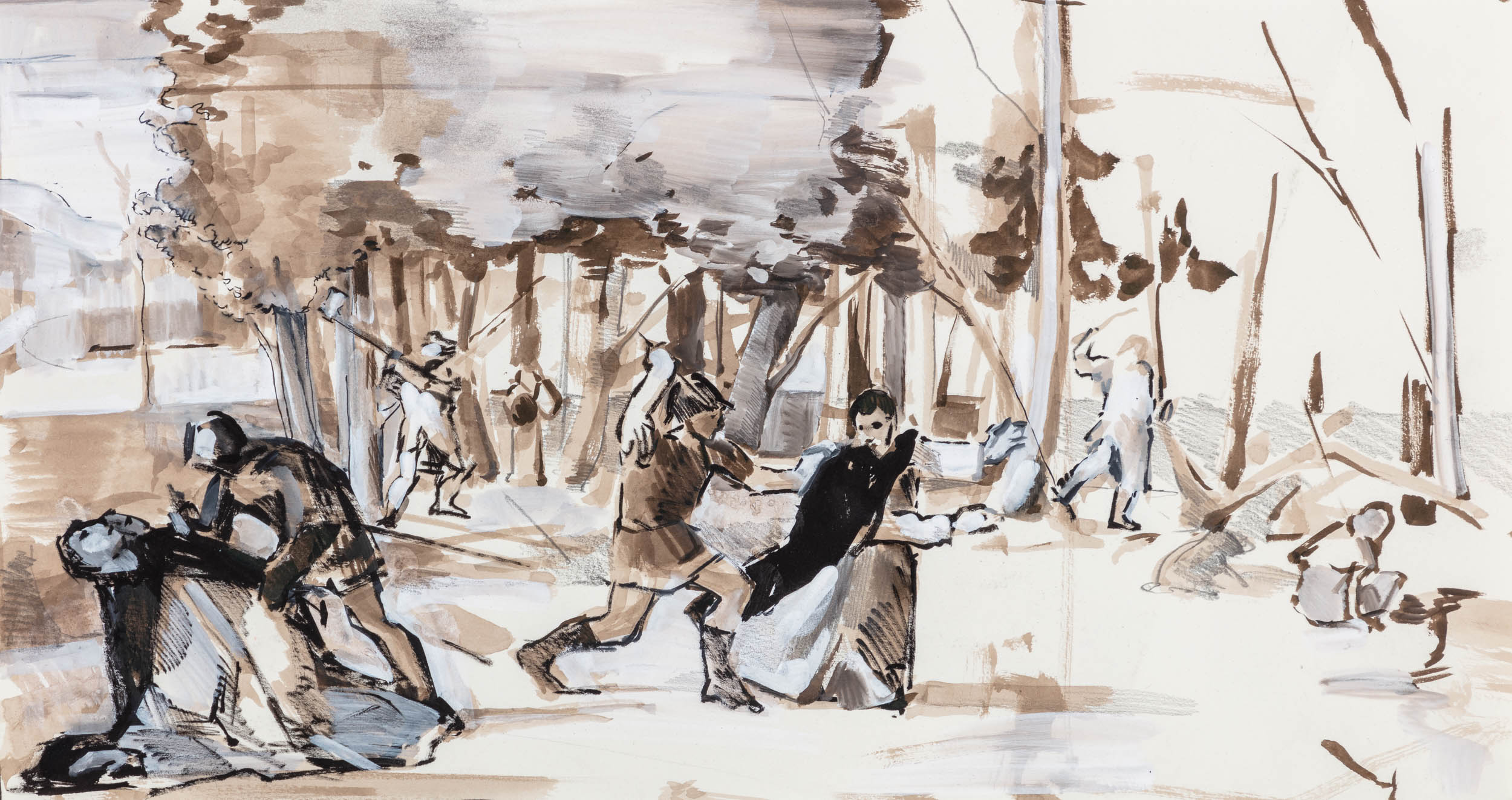 The Assassination of St Peter Martyr (After Bellini)