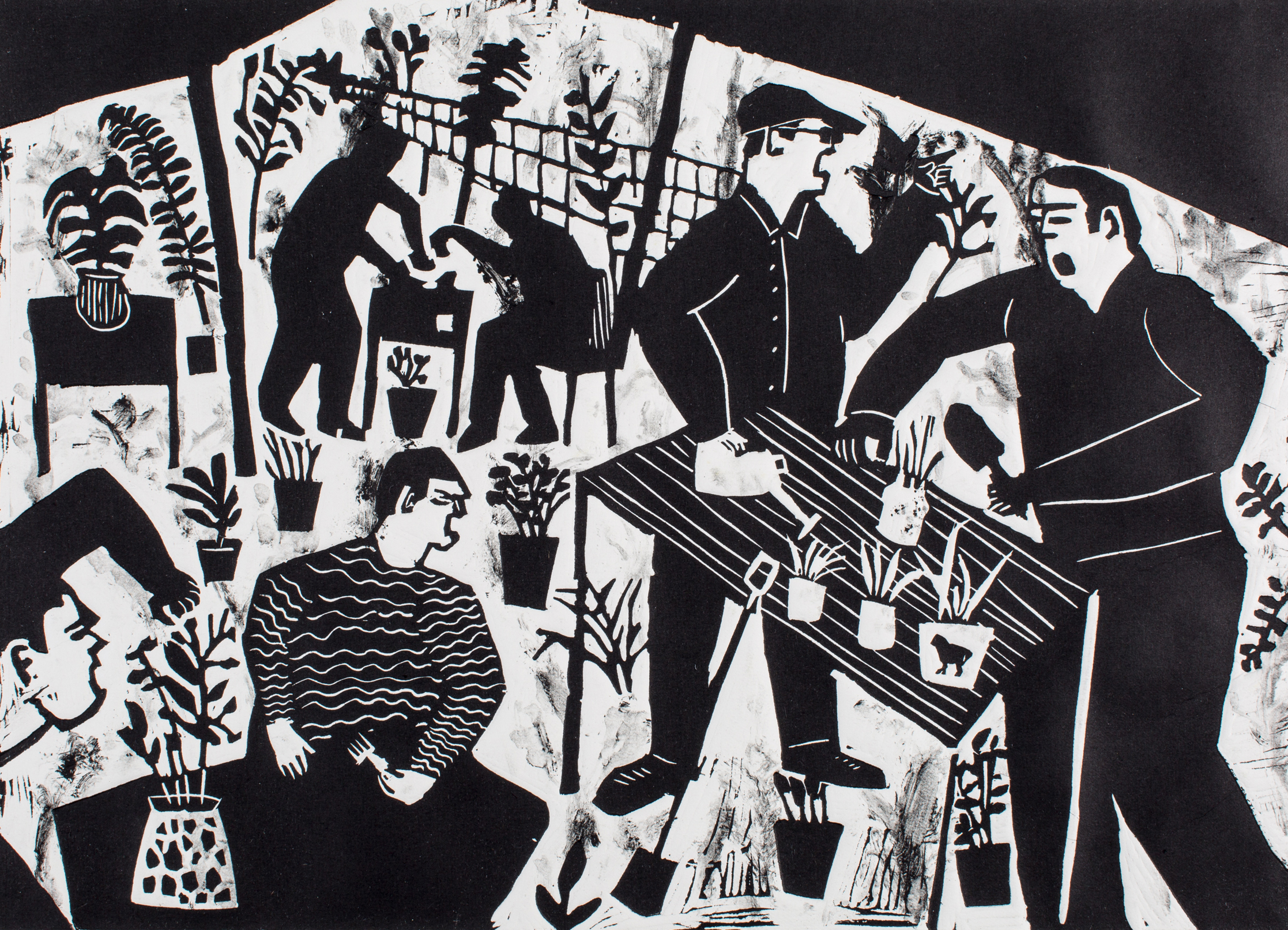 Printmaking at Home: Wood-cut, Lino-cut and Monotype