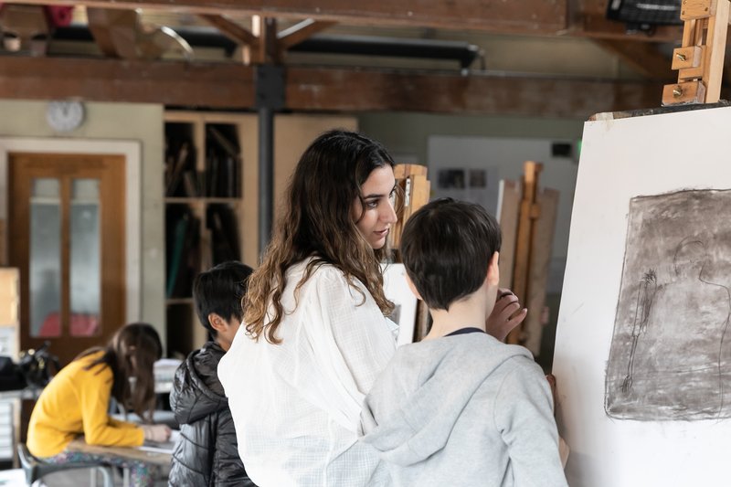 Hira Gedikoglu teaching