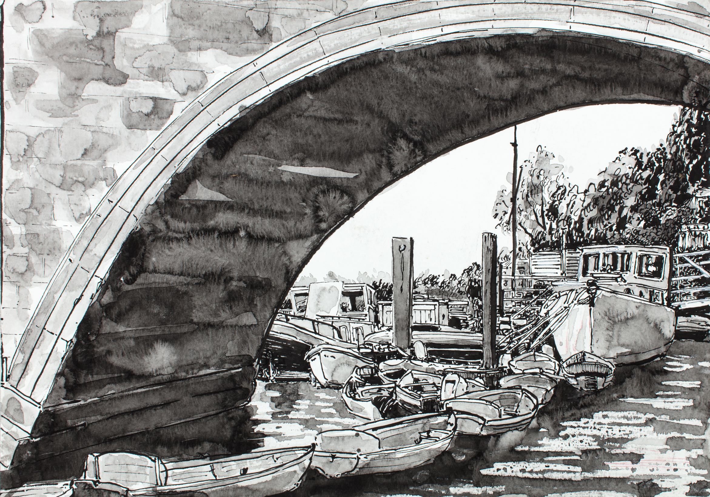 Under Richmond Bridge
