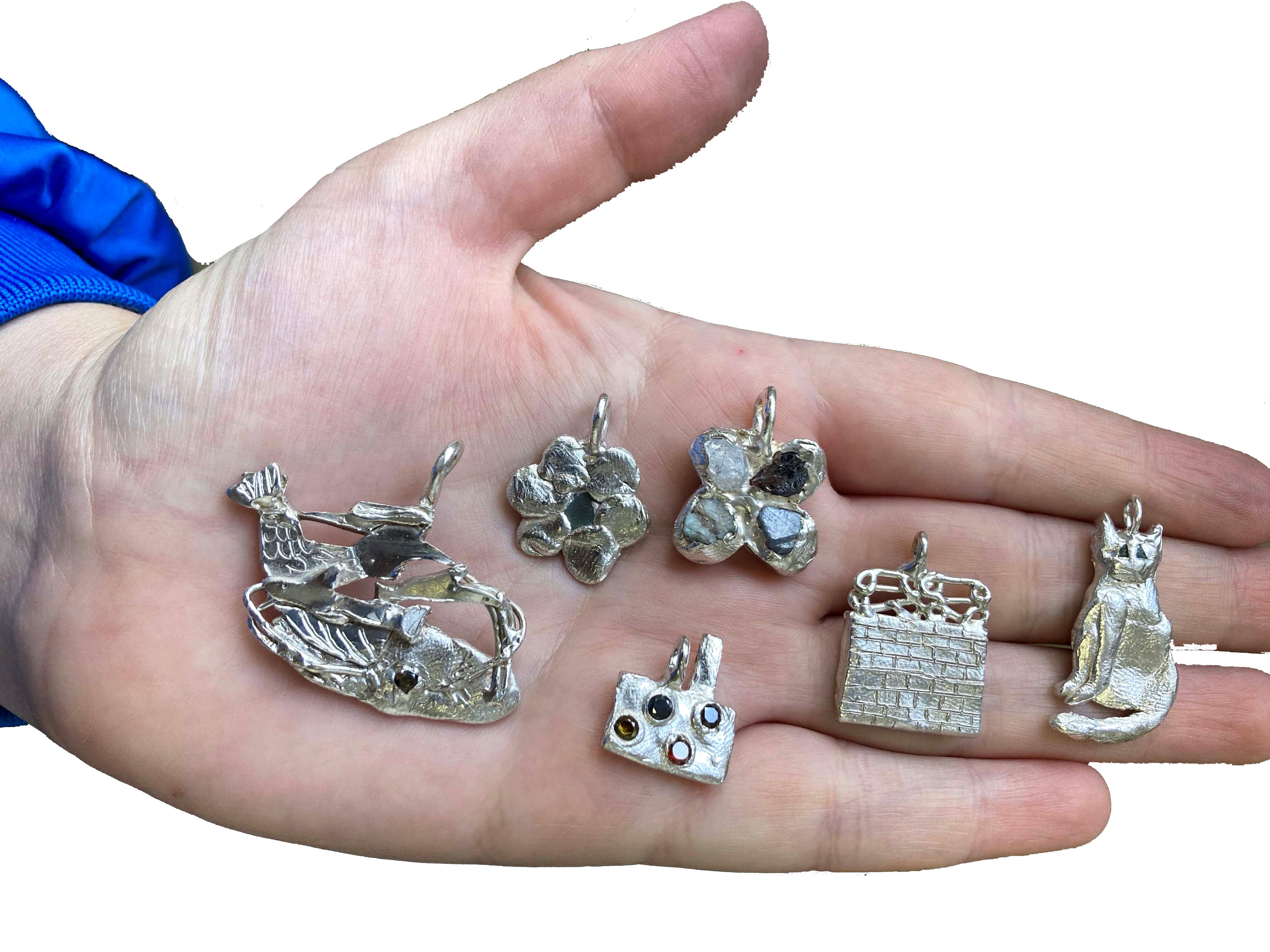 Rings and pendants