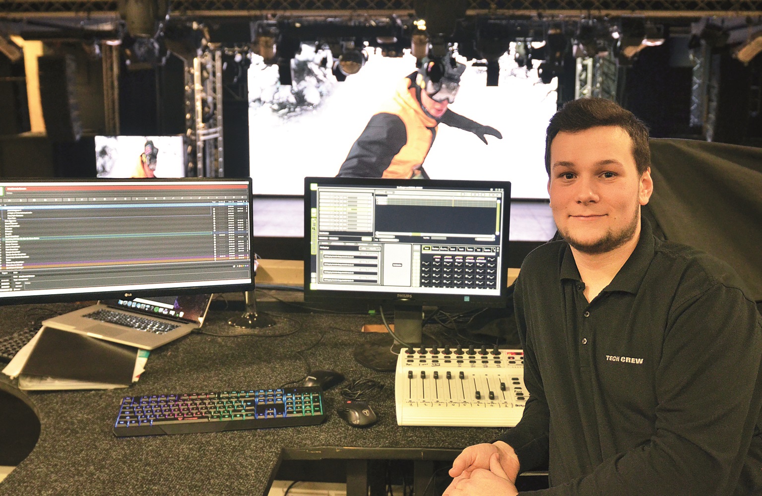 Meet Simon Groom, who heads up vision in the Atlas Theatre and looks after our LED wall