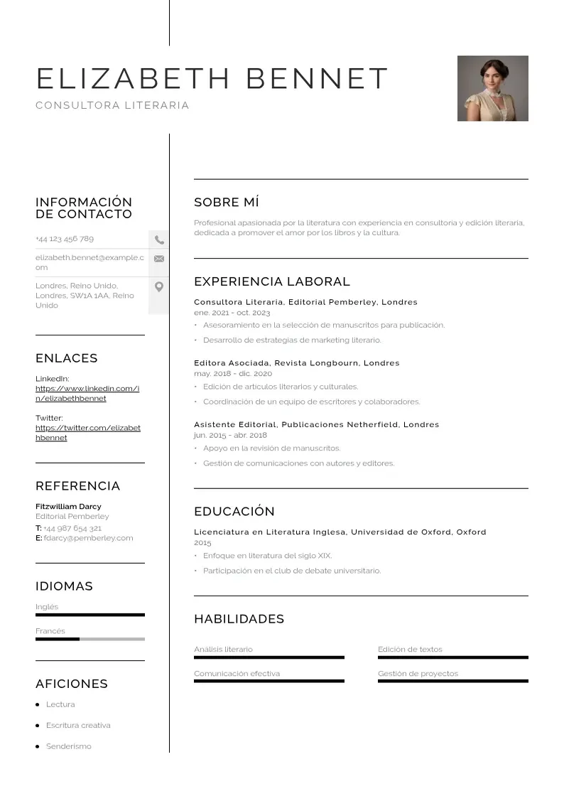 two column curriculum-vitae-original resume example