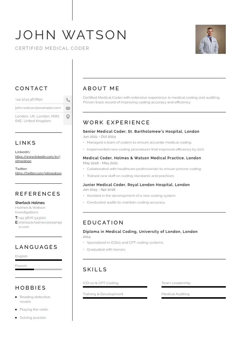 simple 6 certified medical coder resumes resume example
