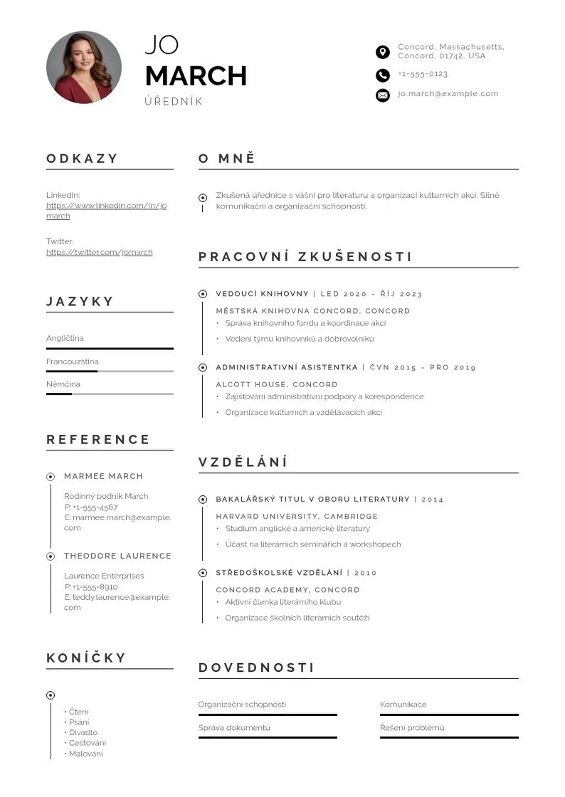 Profesionāla Urednik zivotopis CV veidne