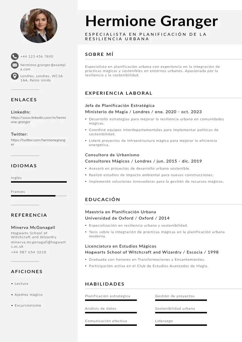 two column especialista-en-planificacion-de-la-resiliencia-urbana resume example