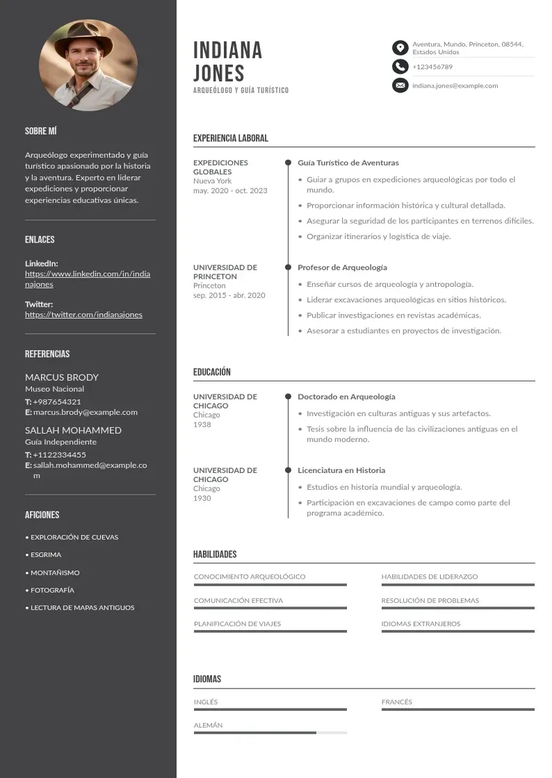 two column guia-turistico-a9aa0 resume example