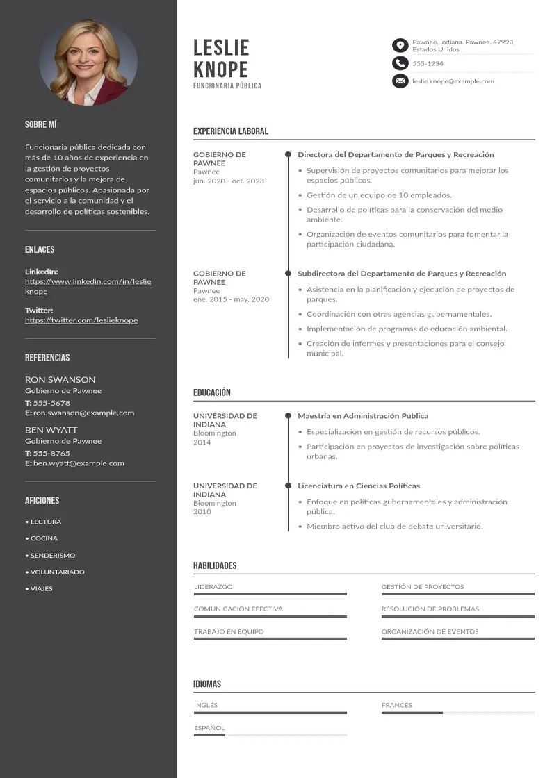 two column curriculum-vitae-basico-2 resume example