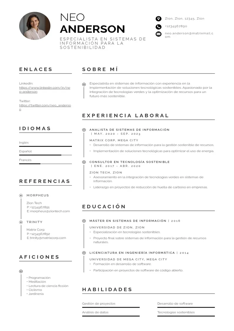 two column especialista-en-sistemas-de-informacion-para-la-sostenibilidad resume example