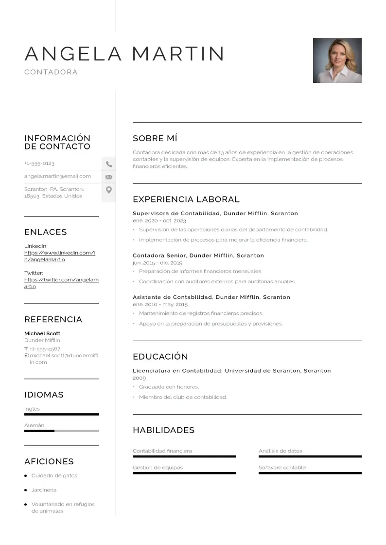 two column cv-personal-de-contabilidad resume example