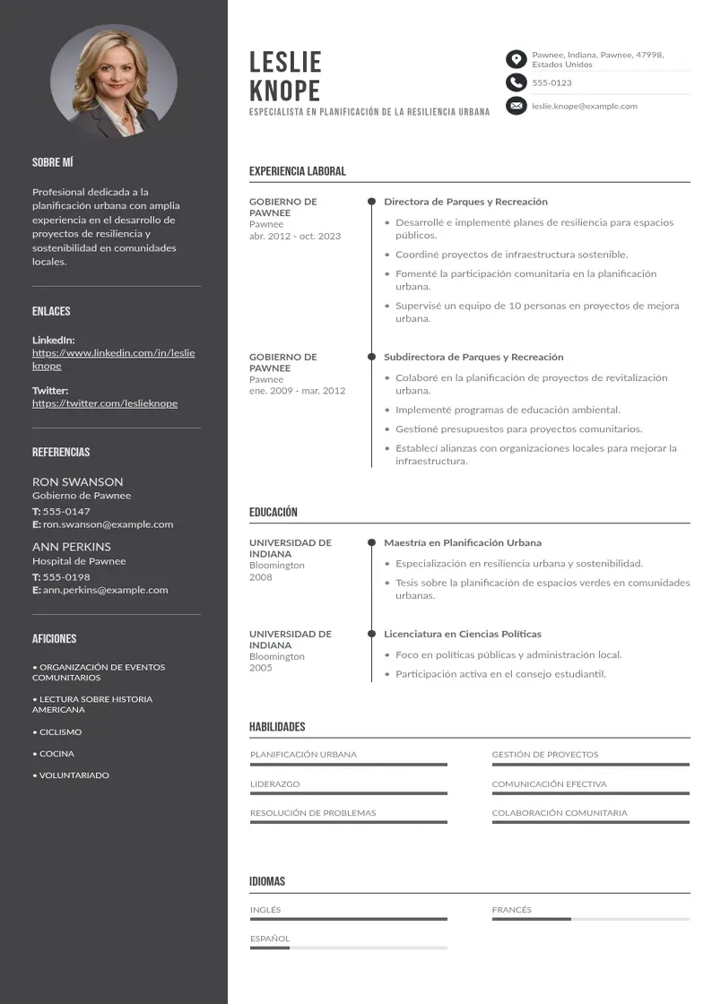 two column especialista-en-planificacion-de-la-resiliencia-urbana resume example
