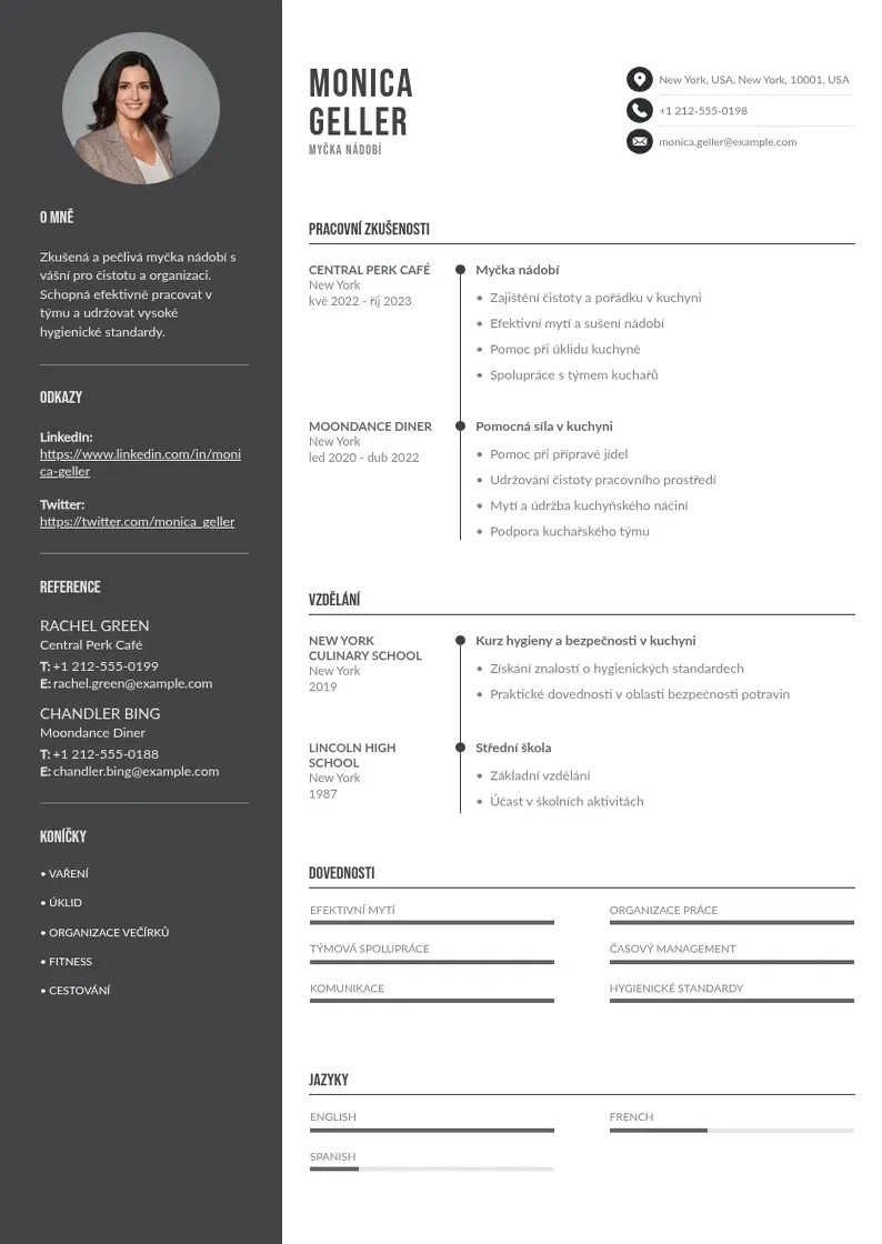 Divu kolonnu Mycka zivotopis CV piemērs
