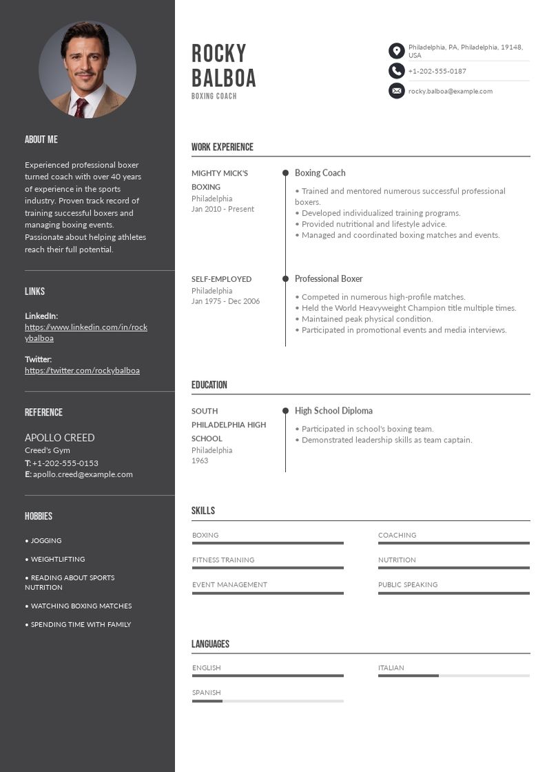 Sports Resume Examples + Templates & Tips