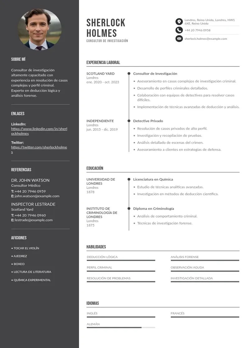 two column solucionador-de-problemas resume example