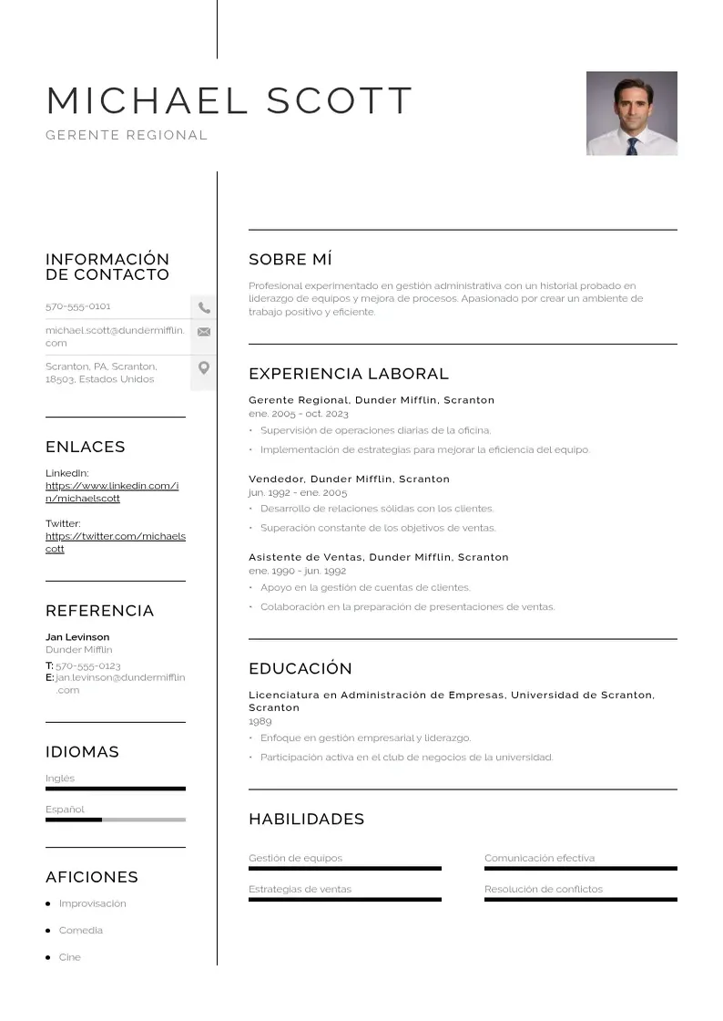 two column cv-propiedad-administrativa resume example