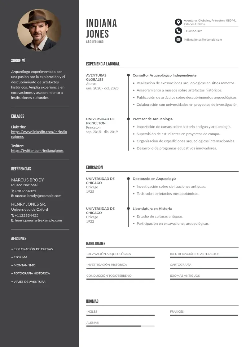 two column curriculum-de-autonomo resume example