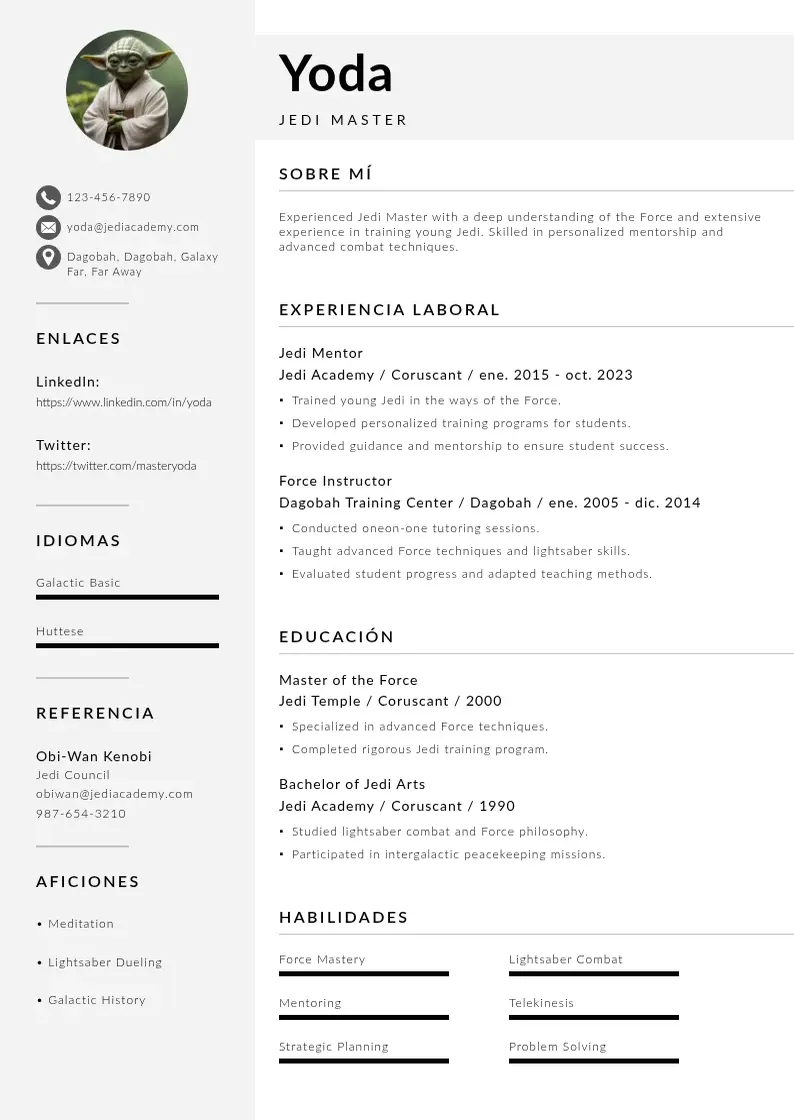 two column tutor-privado resume example