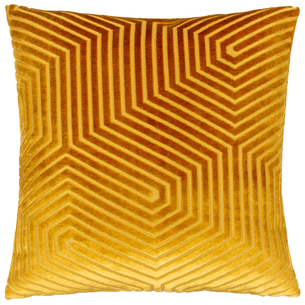 Paoletti Evoke Cut Velvet Cushion - Picture 16 of 56