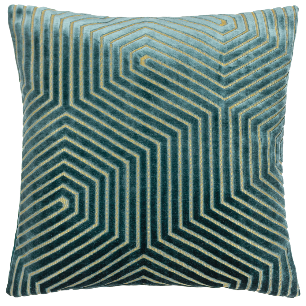 Paoletti Evoke Cut Velvet Cushion - Picture 35 of 56