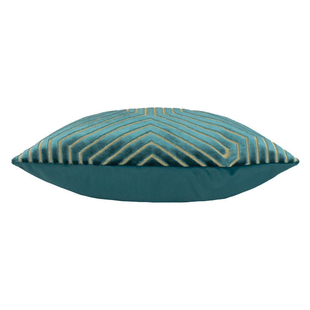 Paoletti Evoke Cut Velvet Cushion - Picture 37 of 56