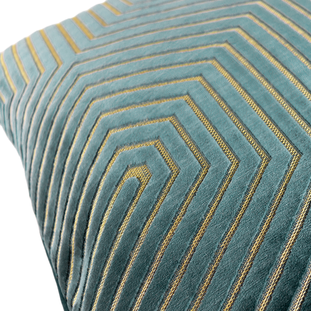 Paoletti Evoke Cut Velvet Cushion - Picture 38 of 56