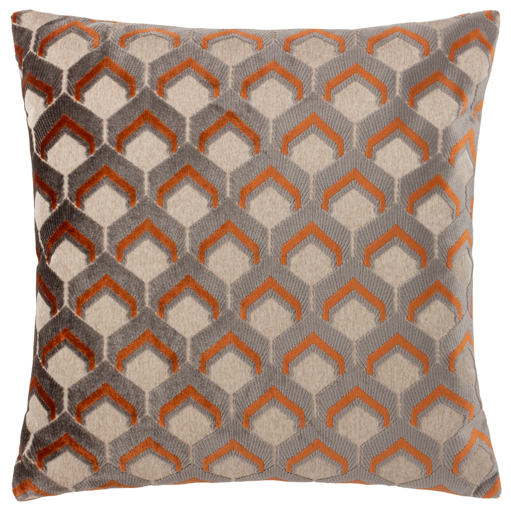 Paoletti Ledbury Velvet Jacquard Cushion - Picture 31 of 36