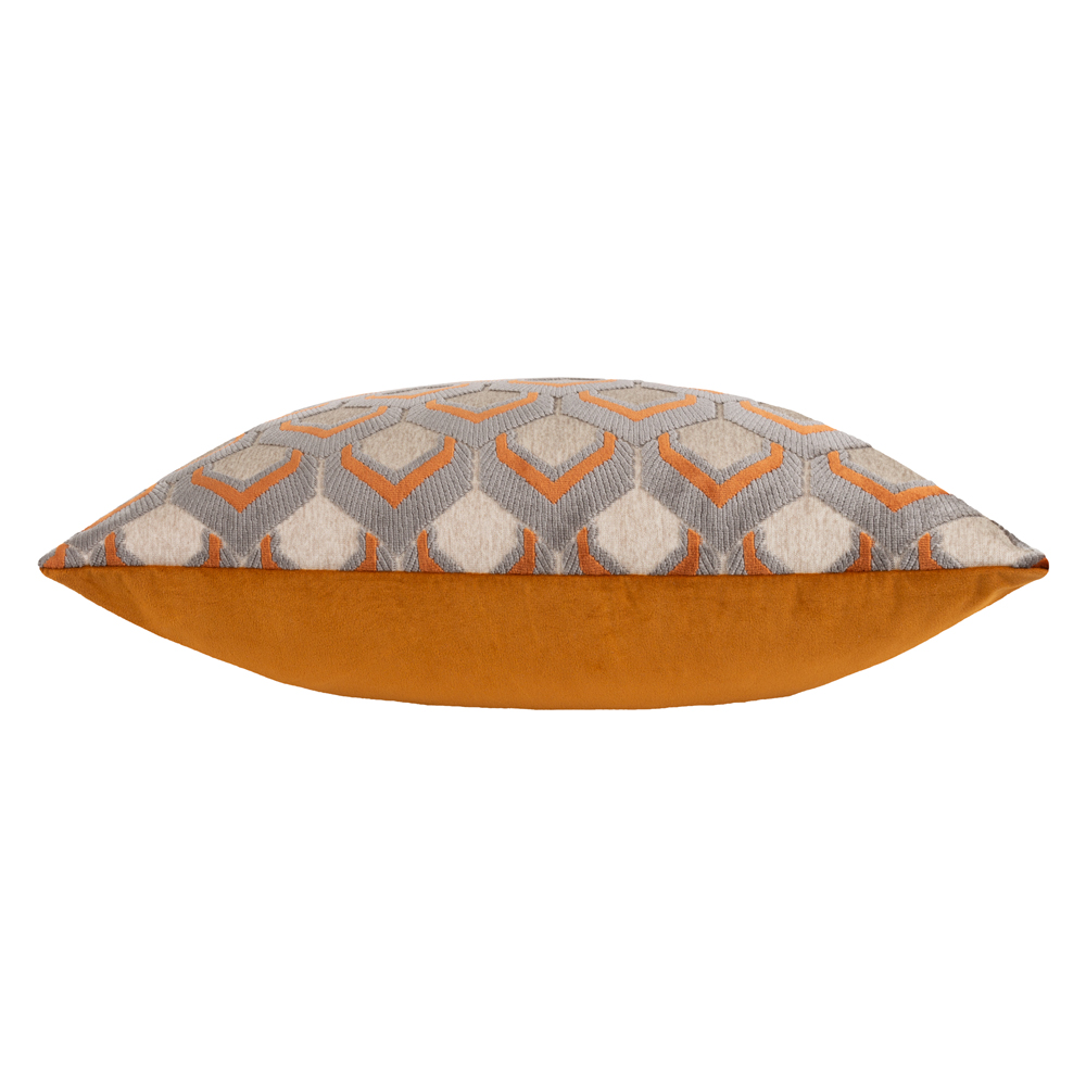 Paoletti Ledbury Velvet Jacquard Cushion - Picture 33 of 36