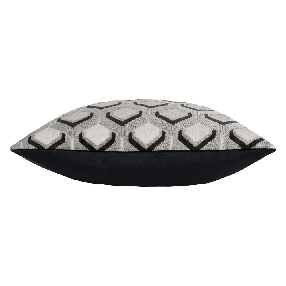 Paoletti Ledbury Velvet Jacquard Cushion - Picture 9 of 36