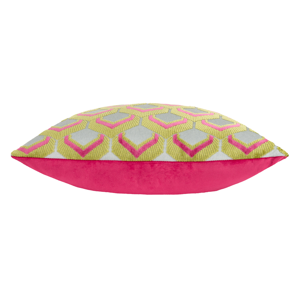 Paoletti Ledbury Velvet Jacquard Cushion - Picture 15 of 36