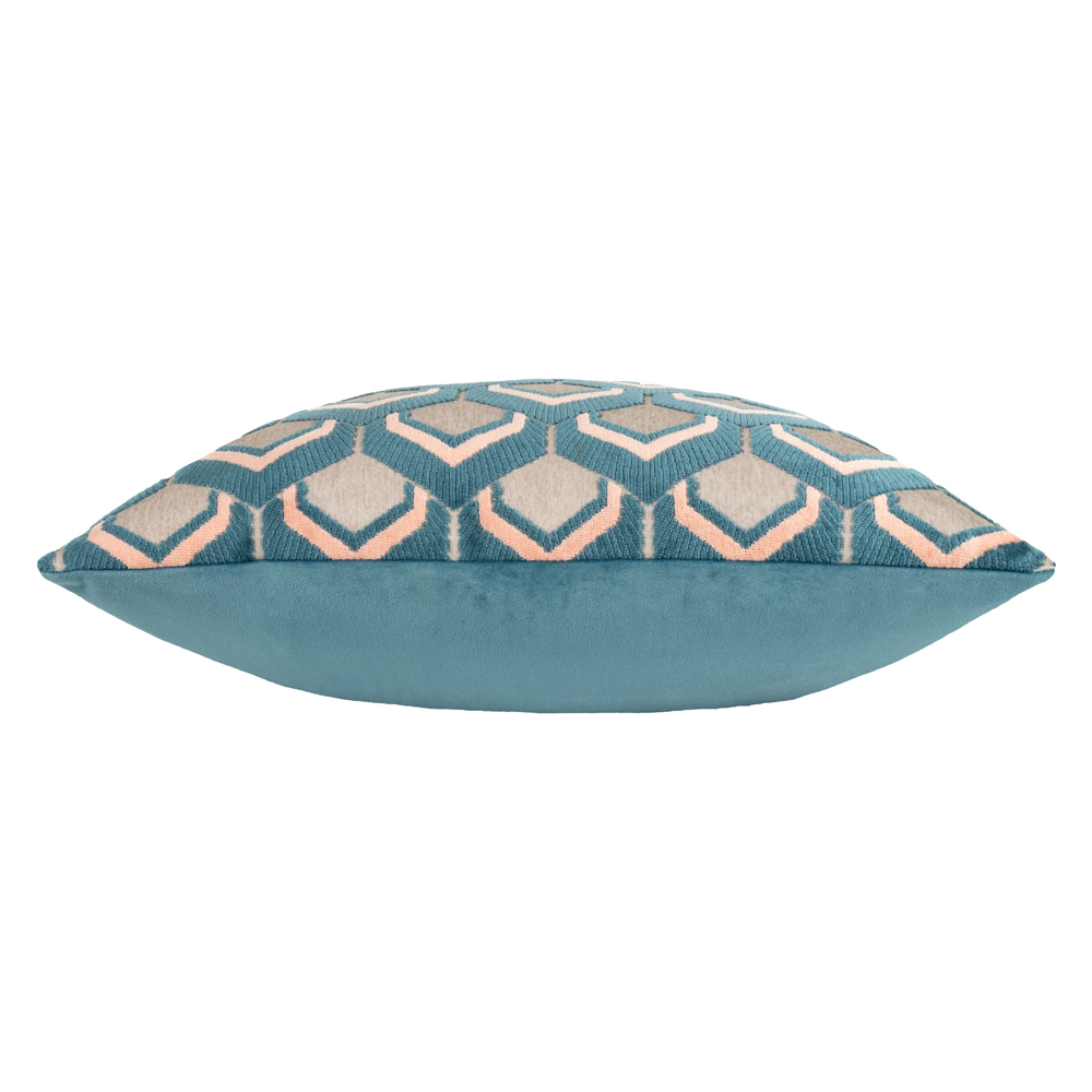 Paoletti Ledbury Velvet Jacquard Cushion - Picture 21 of 36