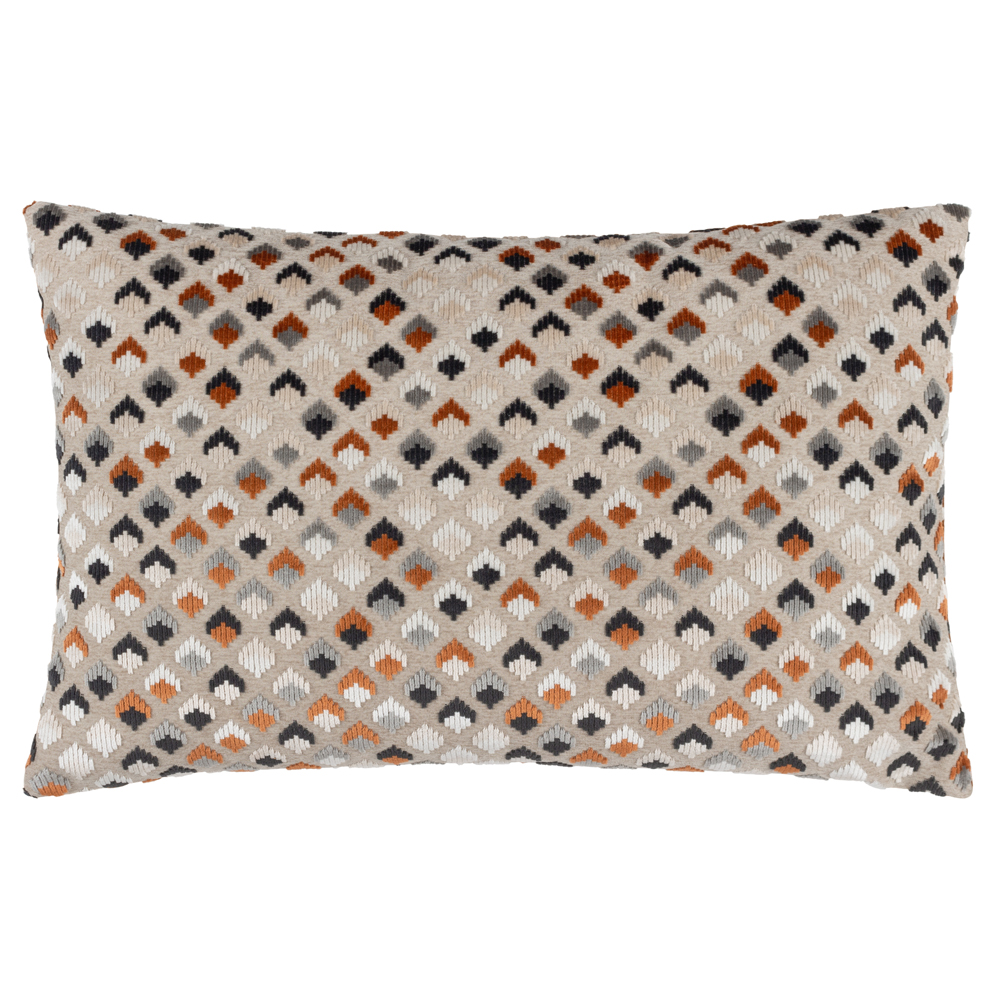 Paoletti Lexington Velvet Jacquard Cushion - Picture 1 of 36