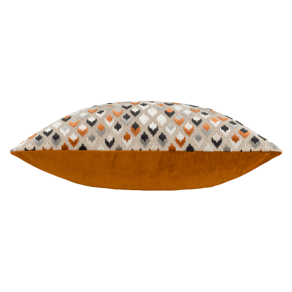 Paoletti Lexington Velvet Jacquard Cushion - Picture 3 of 36