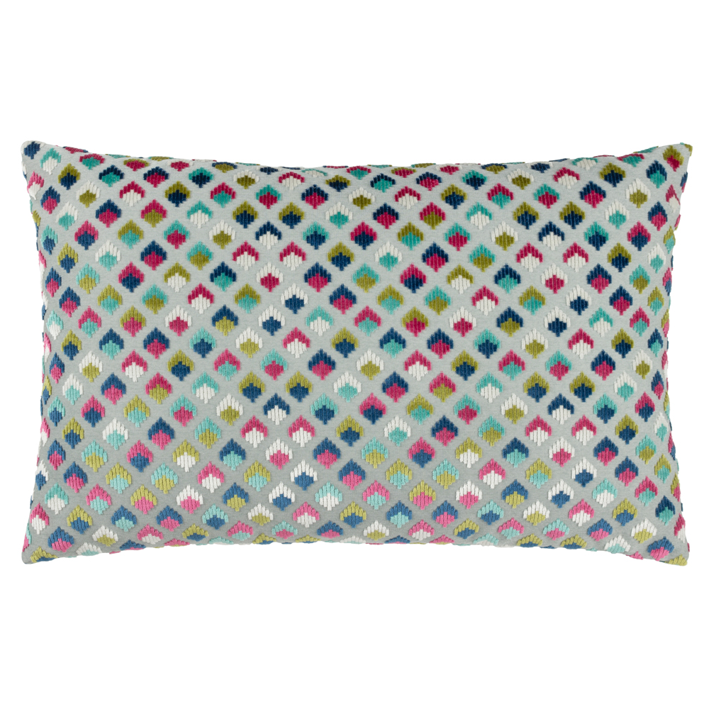 Paoletti Lexington Velvet Jacquard Cushion - Picture 7 of 36