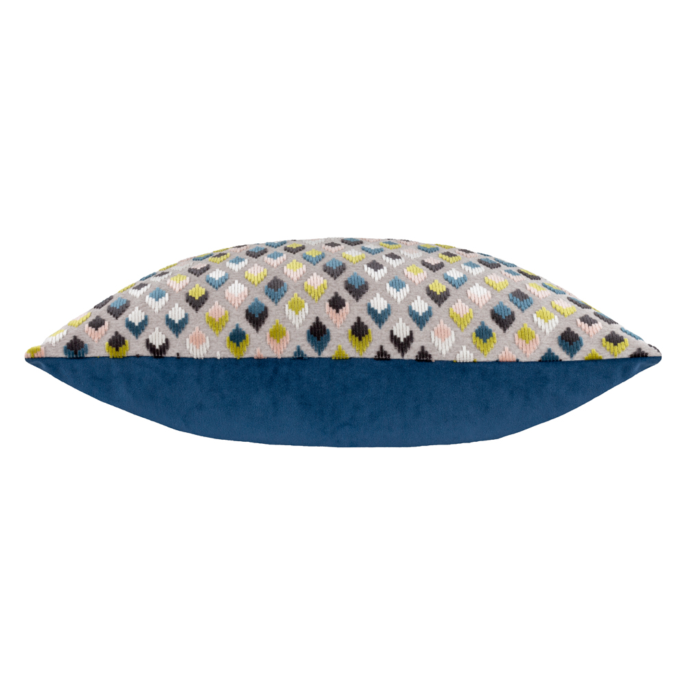 Paoletti Lexington Velvet Jacquard Cushion - Picture 15 of 36