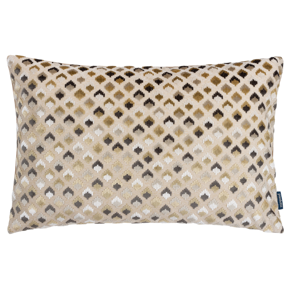 Paoletti Lexington Velvet Jacquard Cushion - Picture 19 of 36
