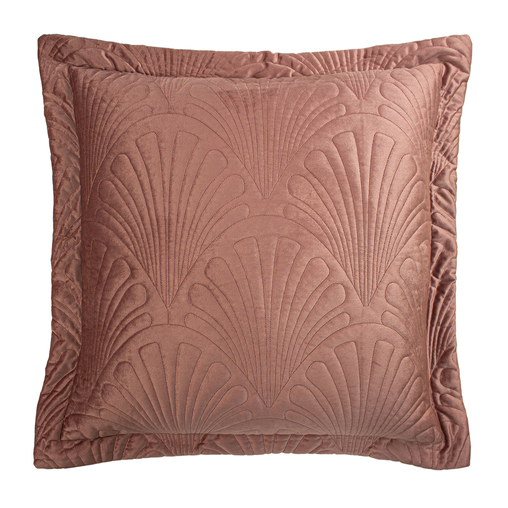 Paoletti Palmeria Quilted Velvet Cushion - Picture 19 of 42