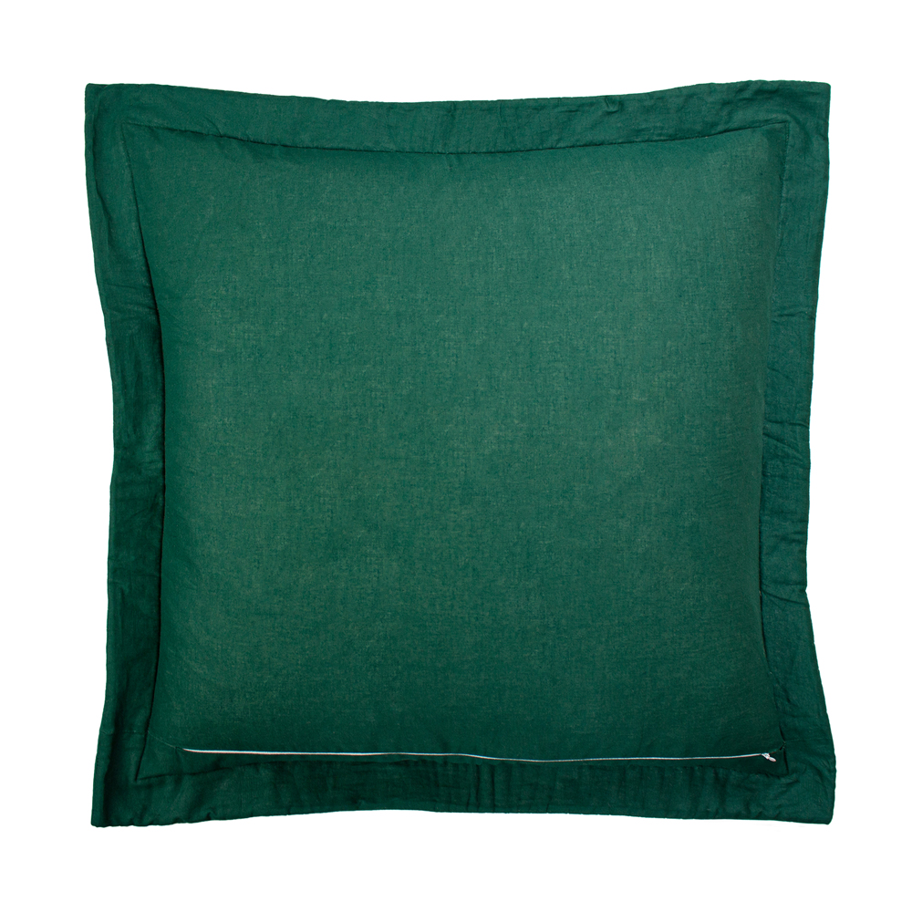 Paoletti Palmeria Quilted Velvet Cushion - Picture 26 of 42