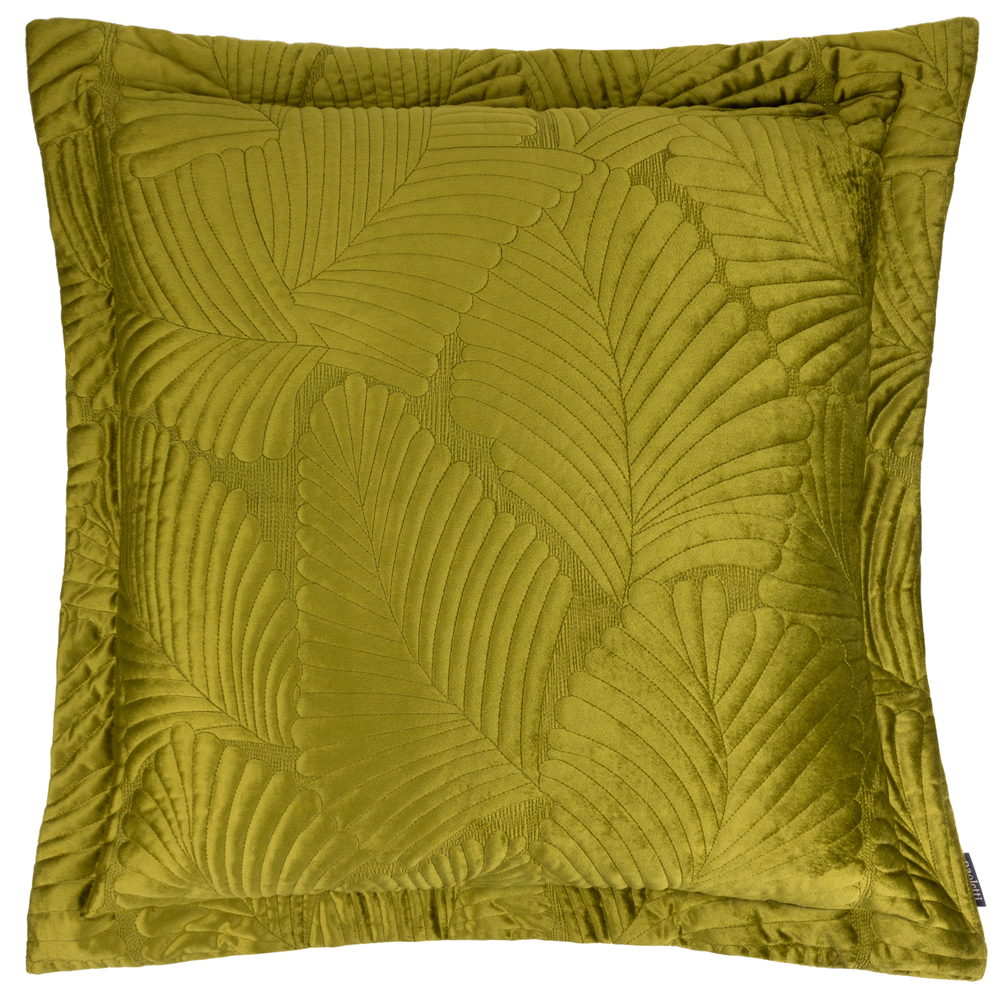 Paoletti Palmeria Quilted Velvet Cushion - Picture 7 of 42
