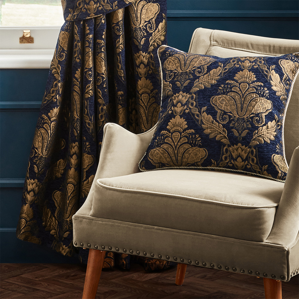 Paoletti Shiraz Floral Jacquard Cushion - Picture 16 of 30