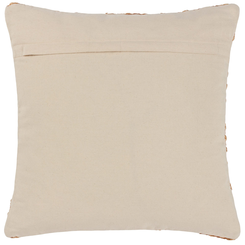 Yard Wikka Woven Jute Cotton Square Boho Cushion - Picture 8 of 12